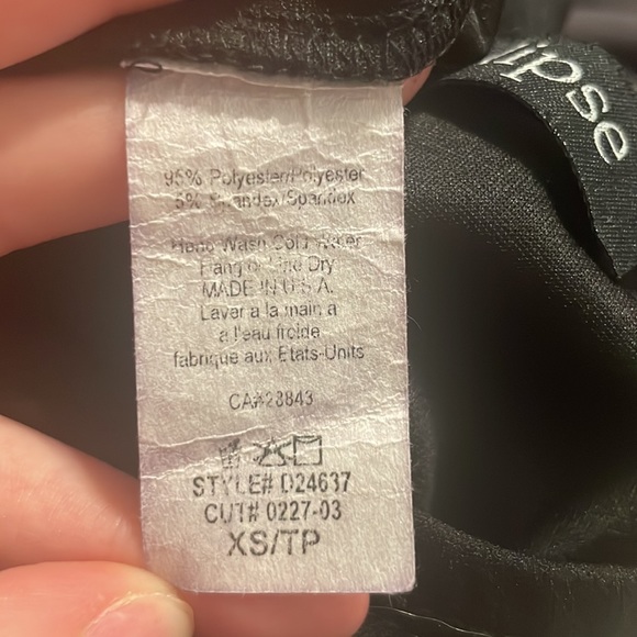 Eclipse black strapless mini dress - Picture 4 of 4